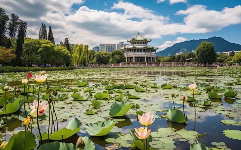 昆明旅游路線：滇池石象泉西山植物園山水畫里詩畫昆明