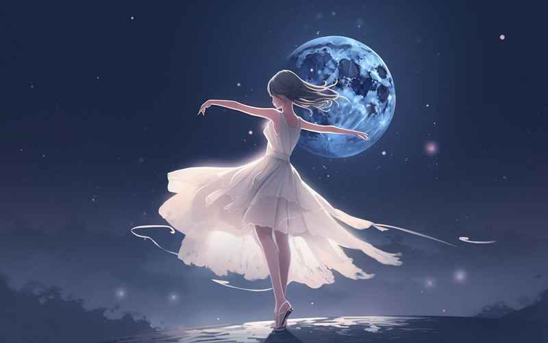 星光下的月影共舞