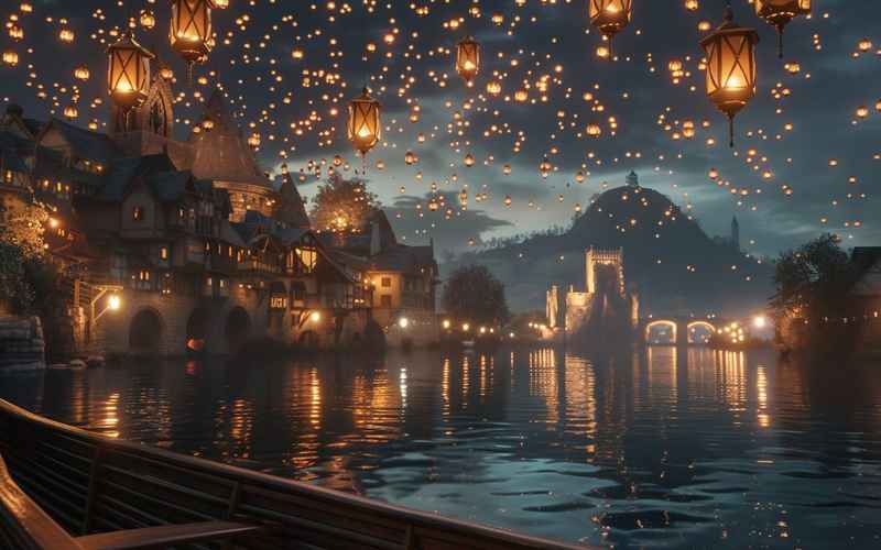 童話的星光漂流到現(xiàn)實夜晚