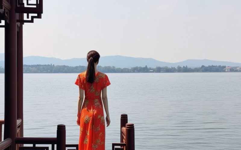 浙江西湖散心寧靜美好