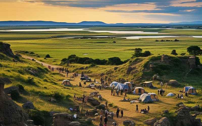 天池秘境，草原风情