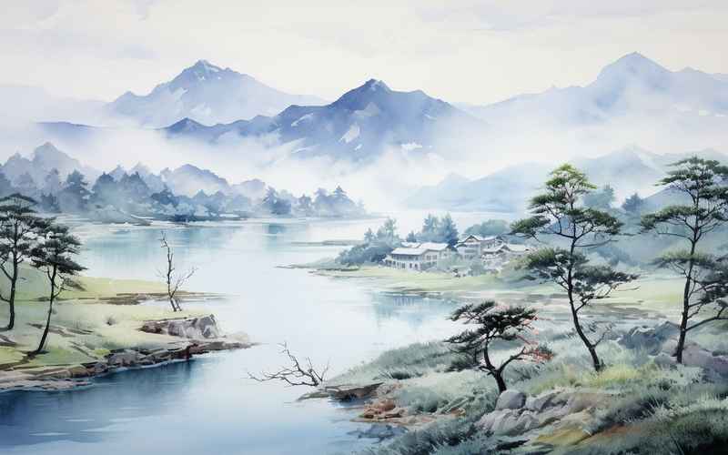 龍泉山水絕美畫卷