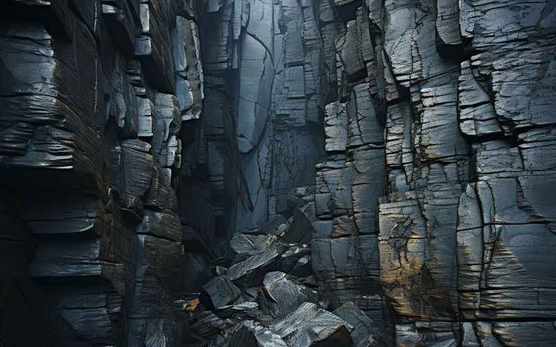 蒙阴岱崮：深色岩石的奇特地貌