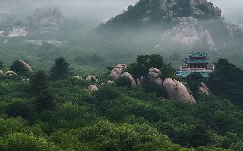 山東五蓮必游景點地圖