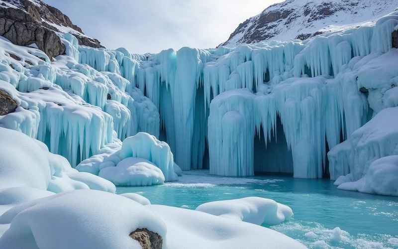 冰雪奇觀新疆冬季旅游