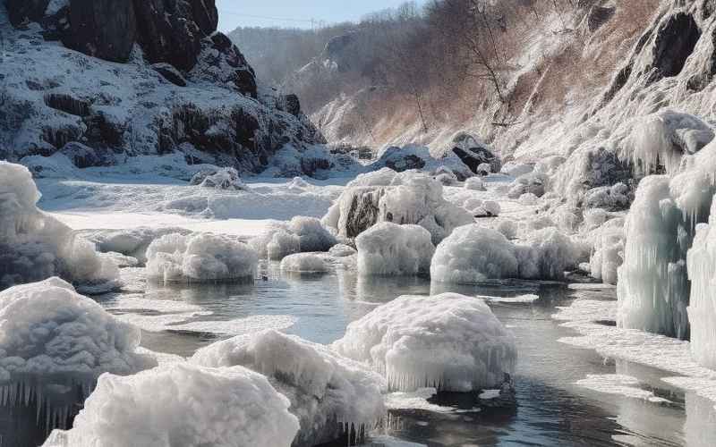 《探索东北虎森林公园的冰河奇景》 《探索东北虎森林公园的冰河奇景》