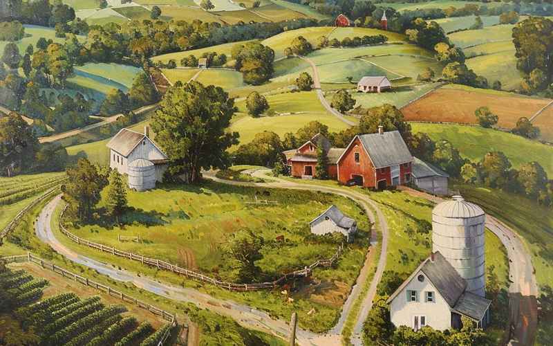 乡村的风景，藏着童年的记忆