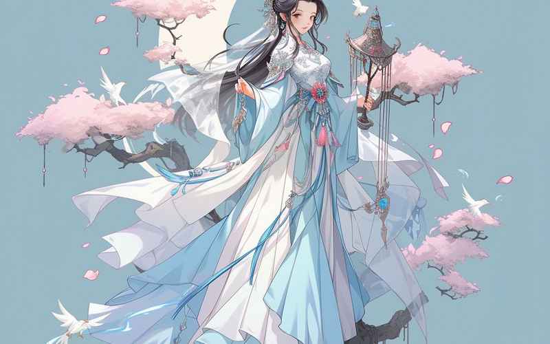 云散月明还复来·飞花逐月相思传