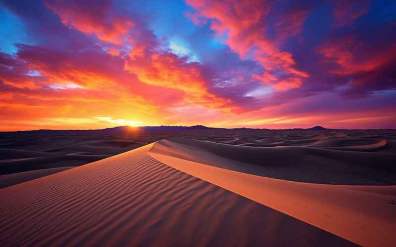 壮丽的沙漠奇观