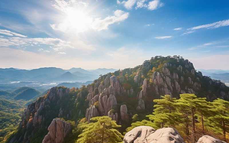 信阳光山景区奇妙的自然与历史