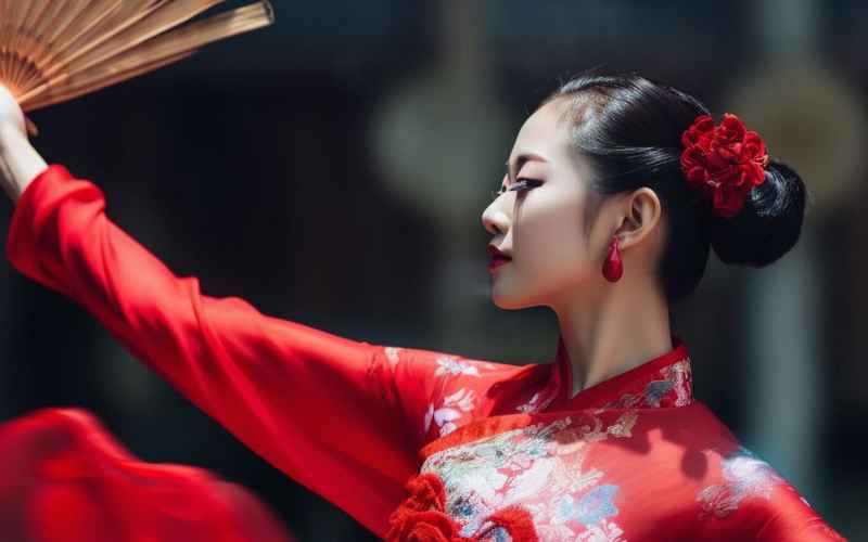 红绸伞下秧歌闹人间 红绸伞下秧歌闹人间