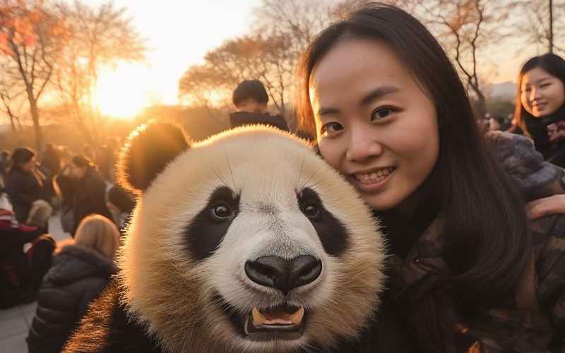 長治馬丹熊貓旅游照片