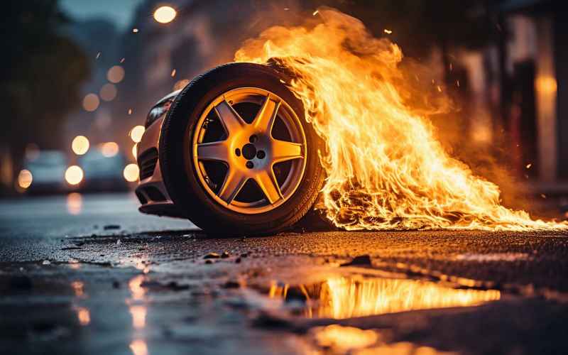 汽車胎破了怎么辦_車胎破了危險嗎