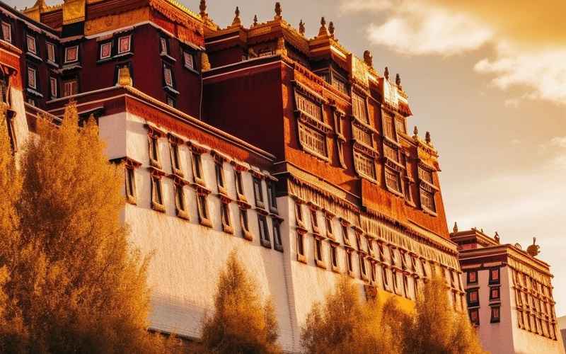 西藏布达拉宫壮丽画卷