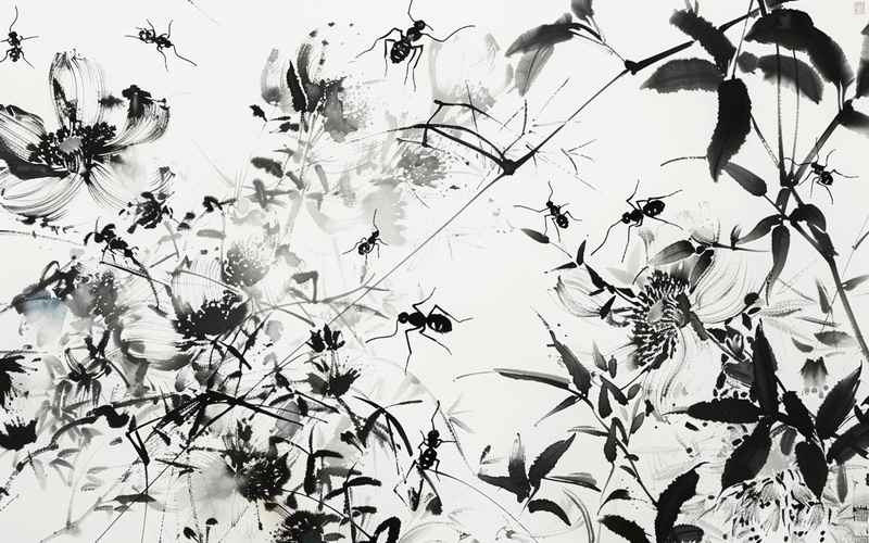 清辉引药映人间图卷 清辉引药映人间图卷