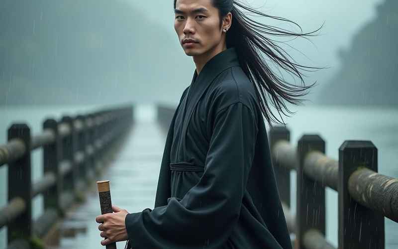 剑影江湖泪，天涯独行忆往昔