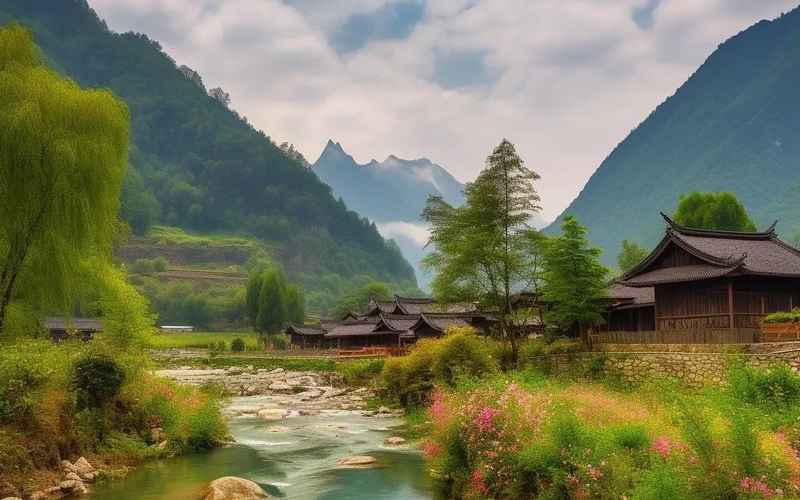 青木川秘境游，醉美四季新