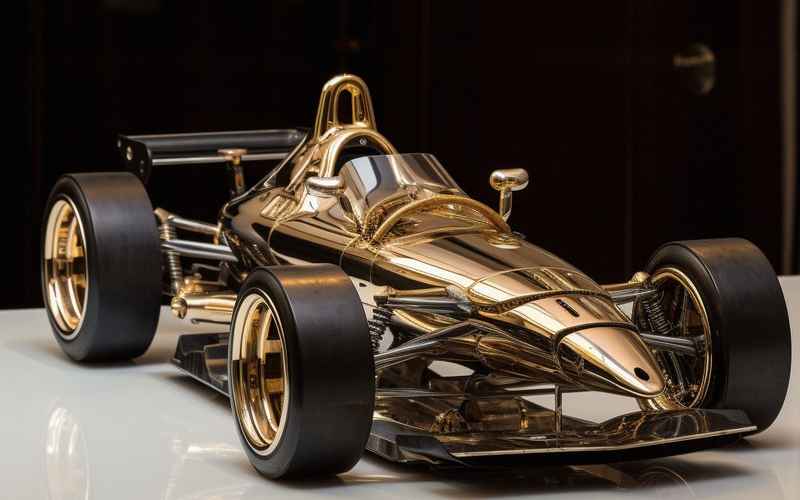 劳斯莱斯汽车模型—劳斯莱斯汽车模型小金人玩具图片