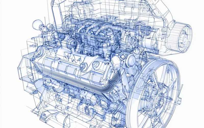 汽車發動機的構造;汽車發動機的構造圖