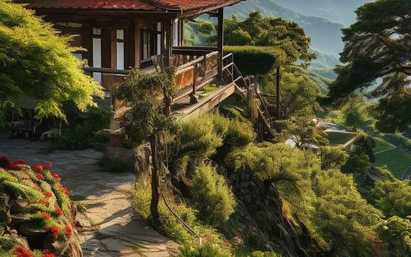 饭甄山美景，心灵家