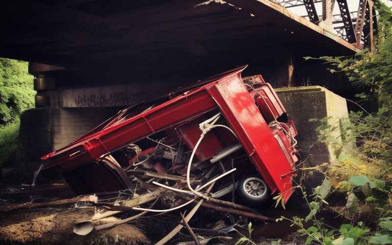 汽车掉河了_汽车掉河里怎么逃生