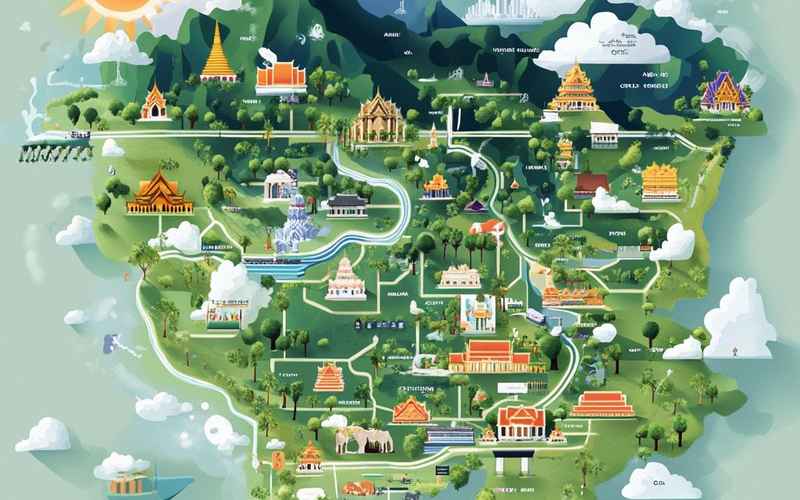 宝鸡旅游地图，精彩纷呈