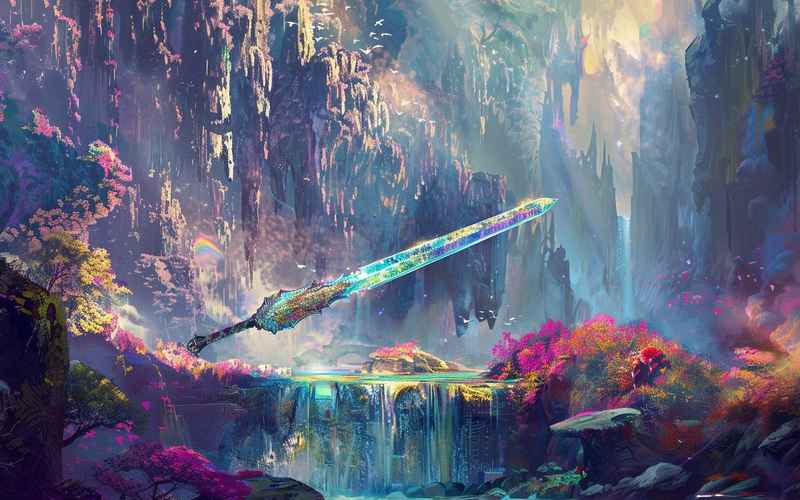 云仙幻境忆千年，剑舞流金续仙缘