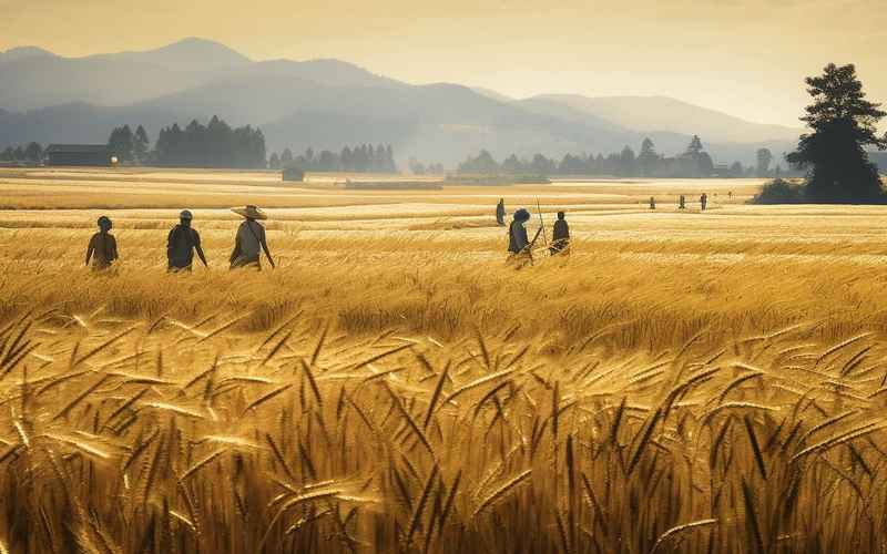 金麦摇曳的故土