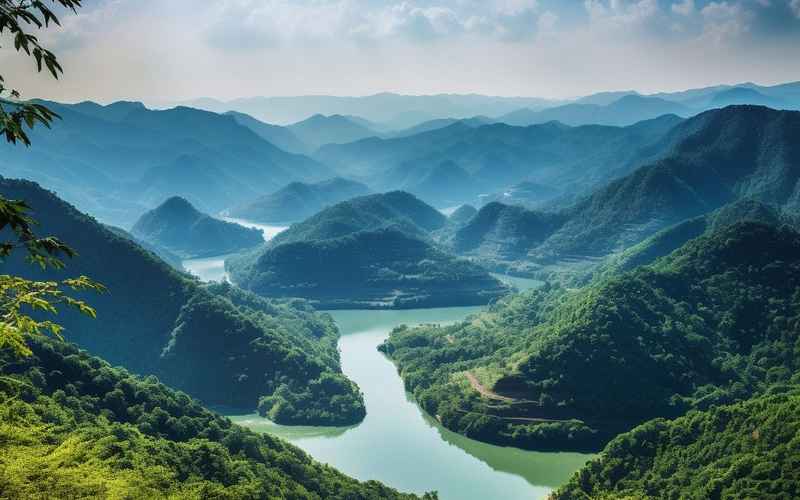 盤龍峽生態旅游區，山水瑰麗風光