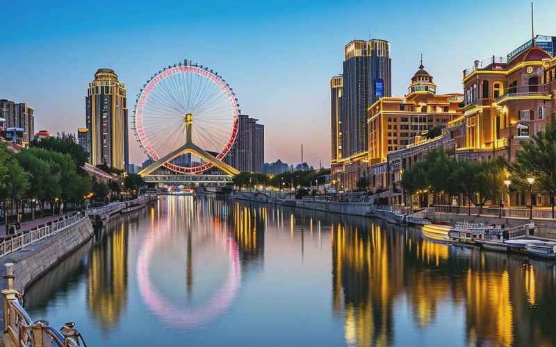 天津旅游路线图美图