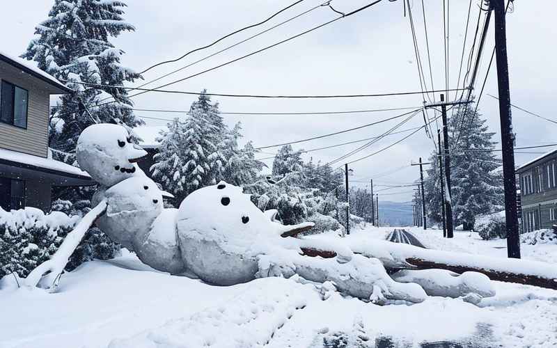 汽车雪人【车头雪人】