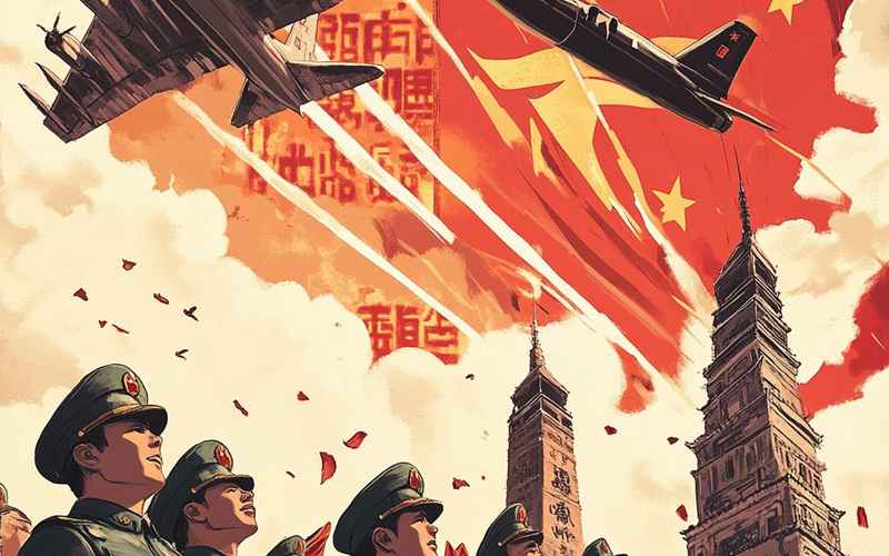 赤血丹心战火情，壮志凌云卫国荣