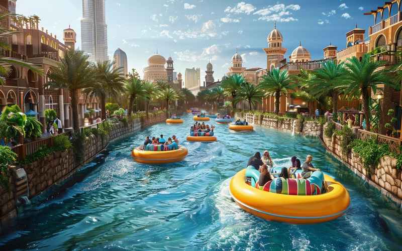 迪拜运河城迷人 迪拜运河城迷人