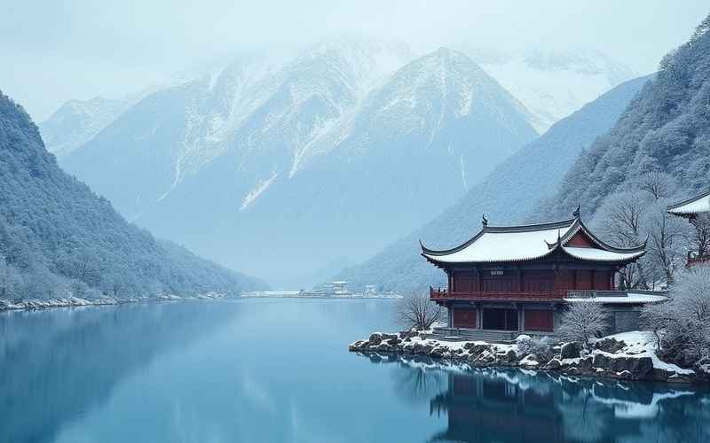 四川自然风光与文化景点高清地图旅游指南