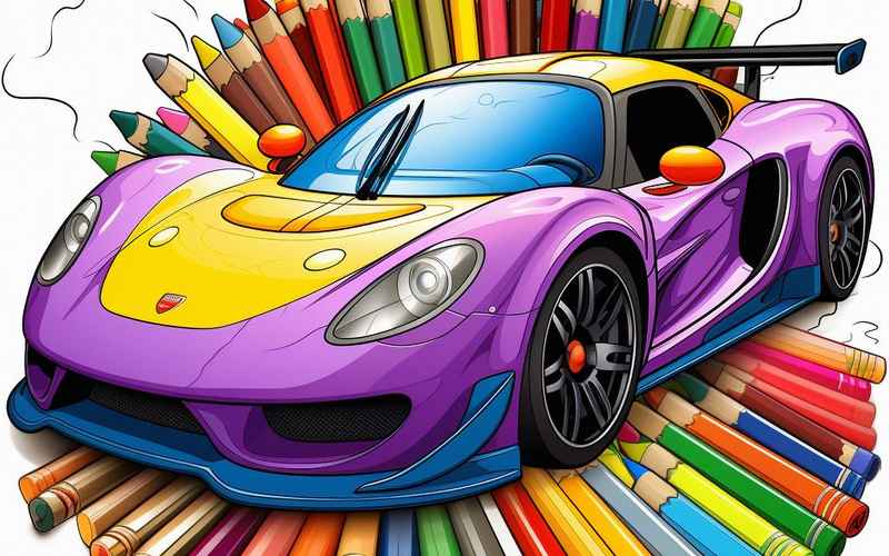 马路上的汽车简笔画—马路上的汽车怎么画儿童画 马路上的汽车简笔画—马路上的汽车怎么画儿童画