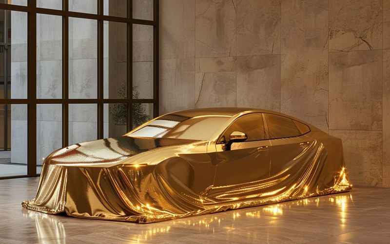 黃金打造的汽車_黃金車價值285億