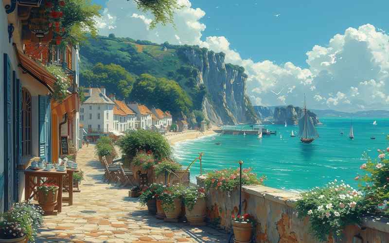 海濱壯麗景色 海濱壯麗景色