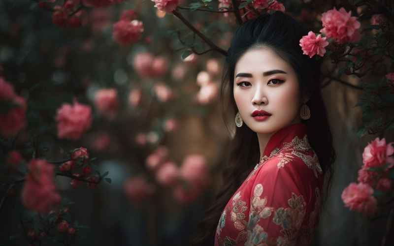 红唇夜啼花月情