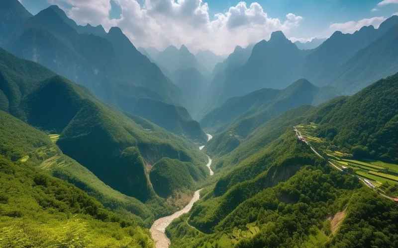 六盤水旅游景點壯麗單一