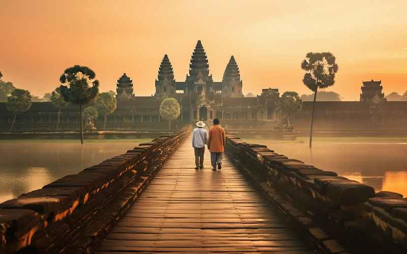 柬埔寨奇妙风情，吴哥窟与金边城的迷人风景