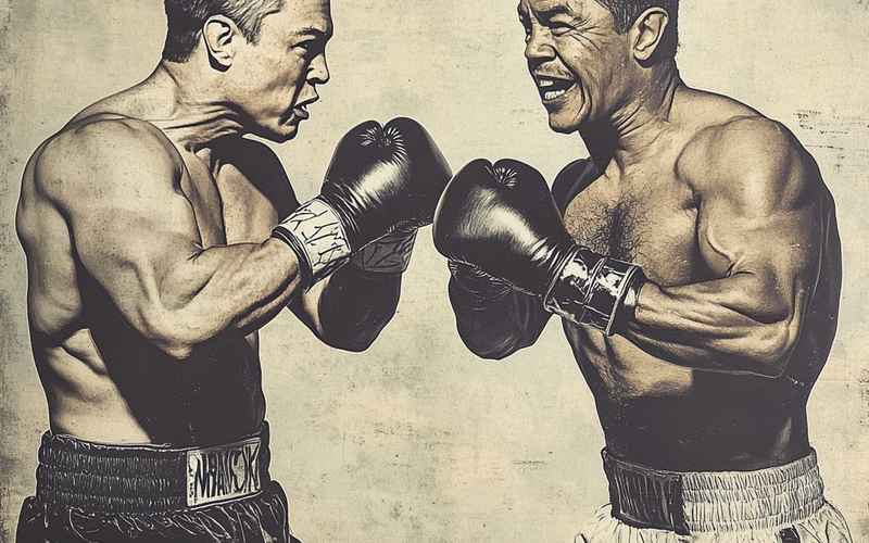 黑白激战：命悬一线的双雄对决