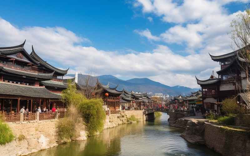 云南旅游區風景如畫