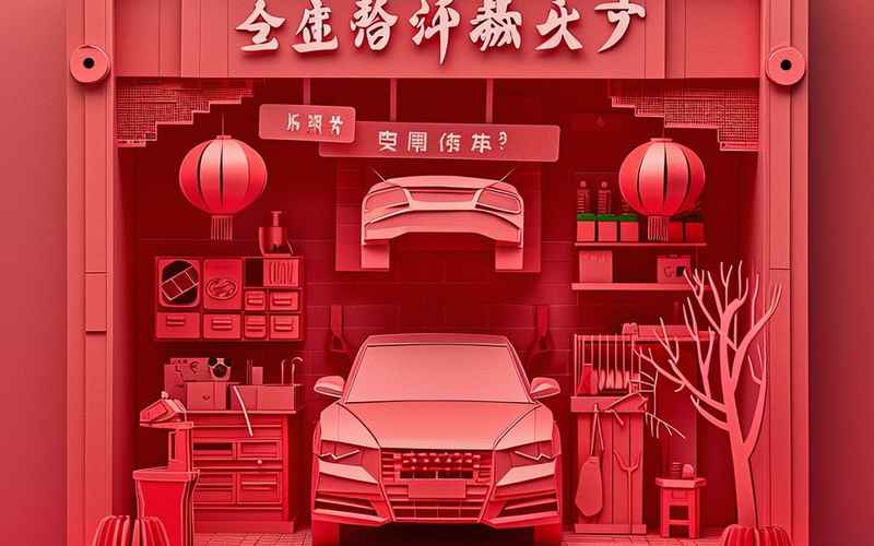 汽車修理門頭圖片-汽車維修門頭圖片