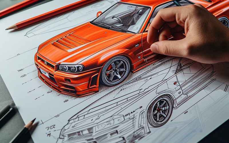 手工汽車圖紙_手工汽車圖紙長什么樣
