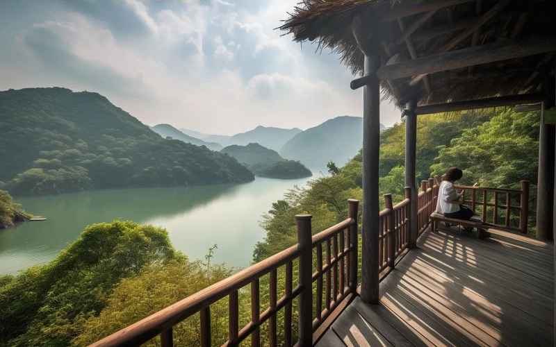 九華天池·天池美景，氧吧身心