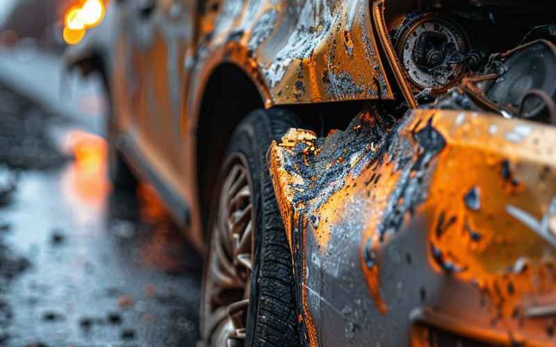 夢見汽車自燃—夢見汽車自燃燒毀