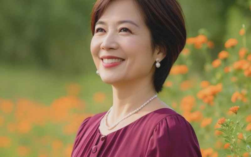 风雨丽人如诗绽放