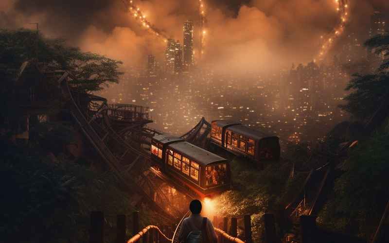 《踏夜逐光：迷雾之城中的命运阶梯》