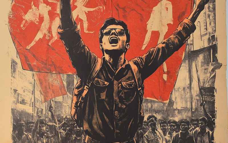 星火燎原颂红旗