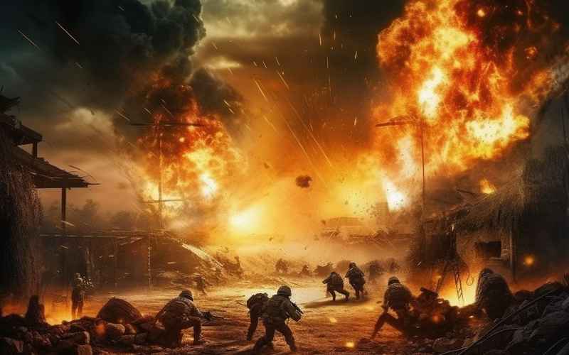 《铁血征途：烽火硝烟铸忠魂》